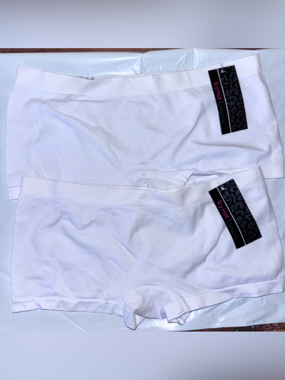 White Seamless Boyshort Panties - 2-Pack